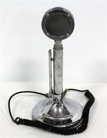 Astatic Silver Eagle Vintage Broadcast Microphone, Untested
