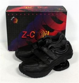 Z-Coil Pain Relief Footwear Z-Walker-Velcro Black/Dark Gray Spring MM Size W10.0 In Box