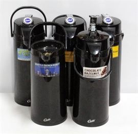 Curtis Thermal Coffee Dispensers, Qty 5