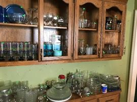 Glassware and Plastic Ware for use poolside