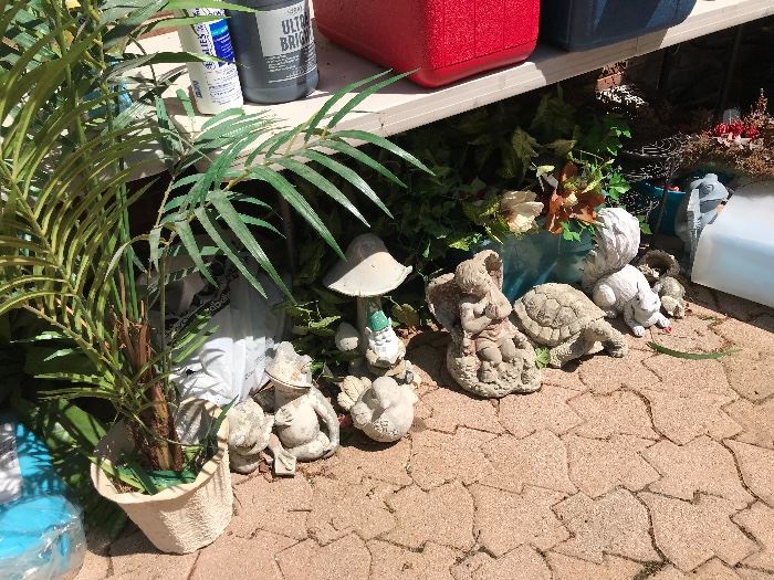 Concrete and Terra Cotta Outside decor