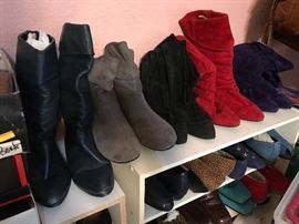 So MANY Shoes and Boots, Some never worn, size 9