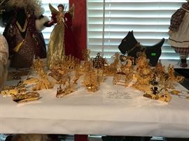 Danbury Mint Gold Ornaments