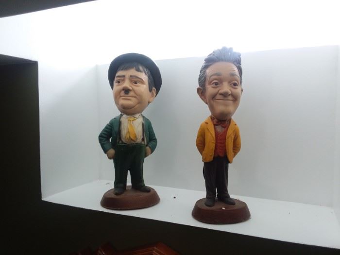 Antique Chalk Laurel and Hardy $150