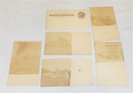 RARE Antique 1901 Lot of 6 Misc. Buffalo Pan Am Exposition Photo Private Mailing Postcards
