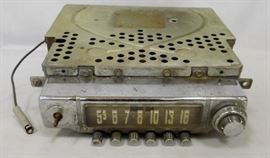 Vintage 1940's Ford Car Tube Dashboard AM Radio Stereo F. M. Co. Tube fmco