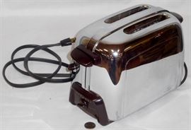 Vintage 1950's Chrome Kenmore Automatic Pop-Up 2 Slice Toaster Model 344-63321
