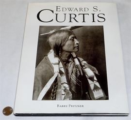 1993 EDWARD S. CURTIS by Barry Pritzker Native American Photographs Book FIRST EDITION