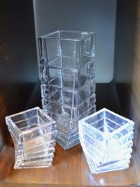 Crystal vases