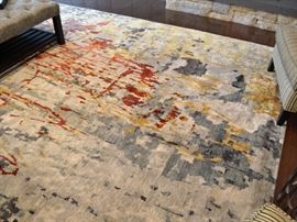 Wool rug, measures approx. 10' X 14'