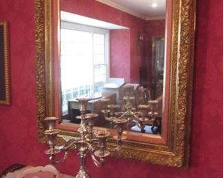 Many Shapes & Sizes of Gold Gilded Mirrors