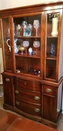 Duncan Phyfe Mahogany Hutch