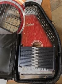 Autoharp by Oscar Schmidt with case and accessories!