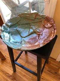 Beautiful signed pottery bowl
