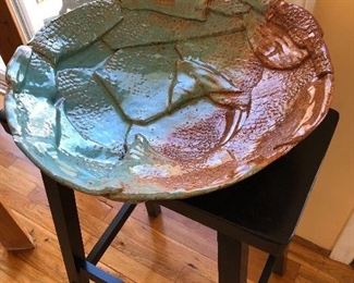 Beautiful signed pottery bowl