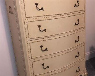 French style antique 6 drawer chest, nice!