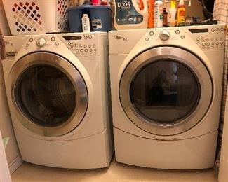 Whirlpool Duet Steam washer and dryer