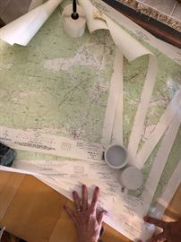 Large Georgia trail maps