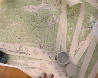 Large Georgia trail maps
