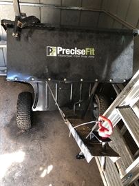 Precise Fit pull behind mower cart