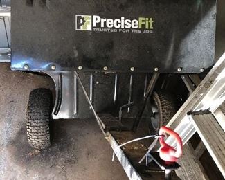 Precise Fit pull behind mower cart