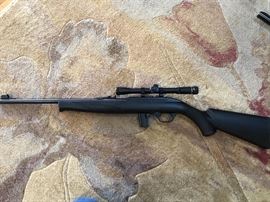 Mossberg 702 Plinkster, 22 LR, with Barka scope 4 x20