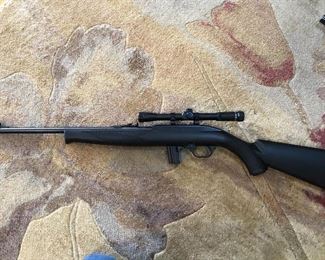 Mossberg 702 Plinkster, 22 LR, with Barka scope 4 x20