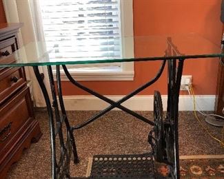 White Sewing Machine base/table