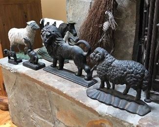 Cast iron door stops