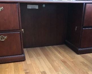 National Office Furniture Co. desk, 2 of 3 pieces