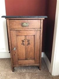 Antique Cabinet with Marble Top
