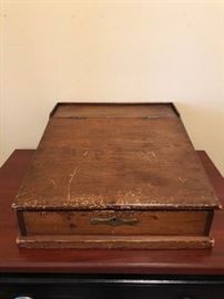 Antique Portable Wood Desk