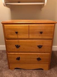 Light Weight, Maple Color Chest of Drawers