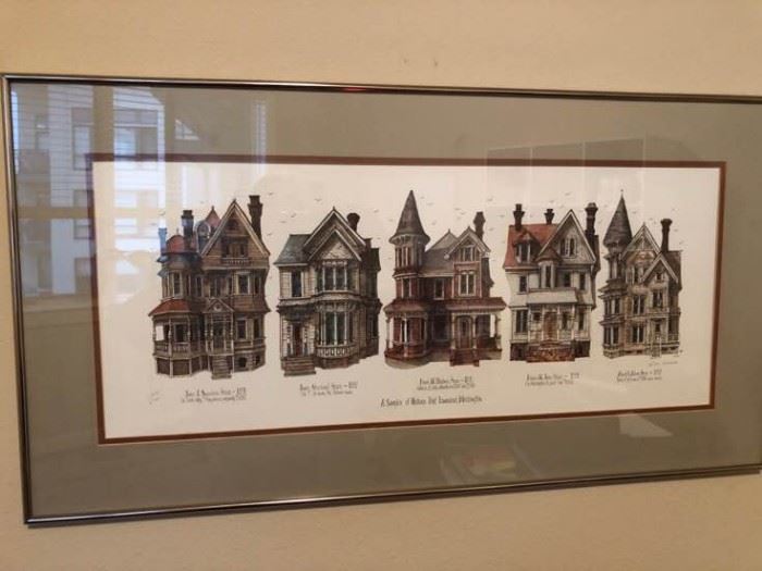Print of Port Townsend Historical Homes