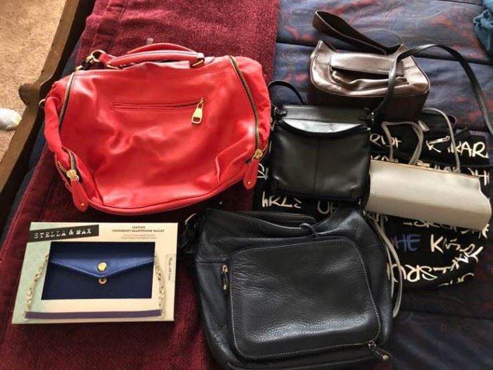 Steve Madden Leather Purse and others