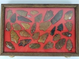 Native American Artifacts- River Polished Points