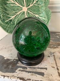 Murano glass large round globe