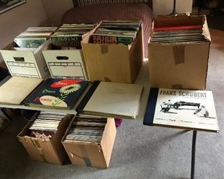 Hundreds of records various genres 