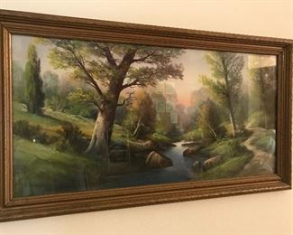 antique painting by Andrew Gunderson