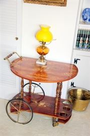 Marquetry Tea Cart