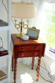 Cherry Drop Leaf Night Stand