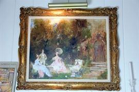 O/C by Listed Artist Endre Komposzy Balogh