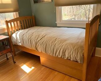 71. Bunk Beds w/ 2 Rolling Storage Drawers and Ladder