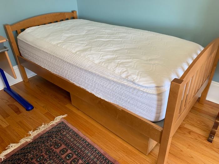 71. Bunk Beds w/ 2 Rolling Storage Drawers and Ladder