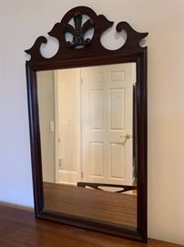 97.Vintage Mirror w/ Carved Frame (21" x 35")