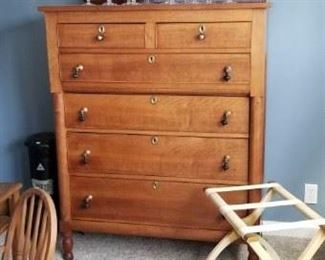 Early 1800's empire dresser. all pulls present