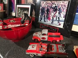 Georgia Bulldogs vehicles and other memorabilia