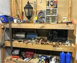 Various hand and power tools