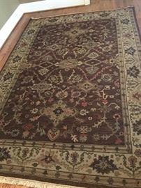 Hand woven (Soumak flat weave) rug approx. 9x6, Kazak design