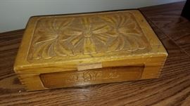Small carved box